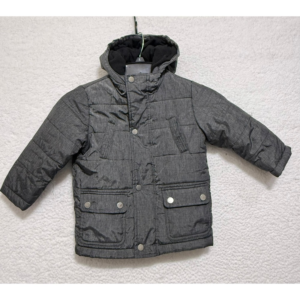 Rothschild Kids Winter‎ Puffer Jacket Hooded Grey Size 24M Boys Girls